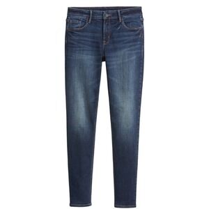 Old Navy Rockstar Jeans Womens 2 Skinny Mid Rise Jeggings Stretch Dark Wash Y2K